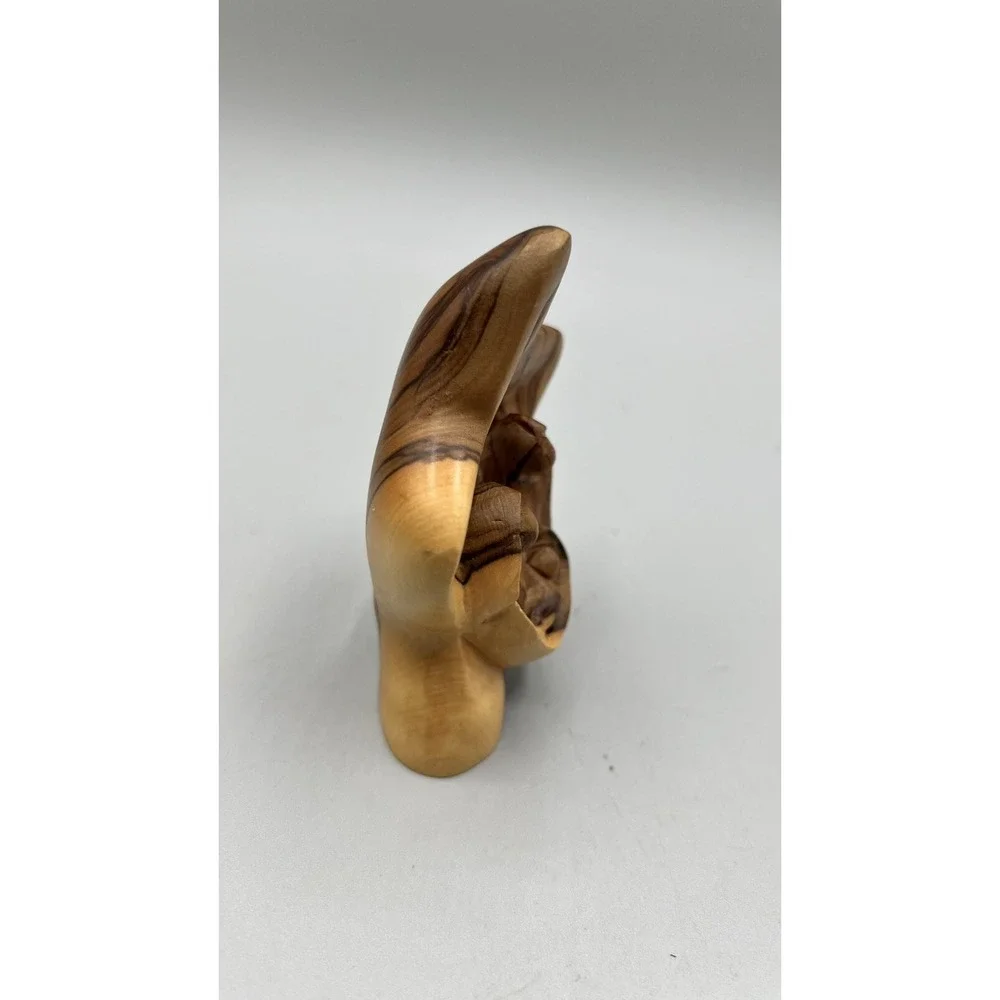 Holy Family Star Olive Wood Hand Carved‎ Figurine Nativity Scene Holy Land 2016